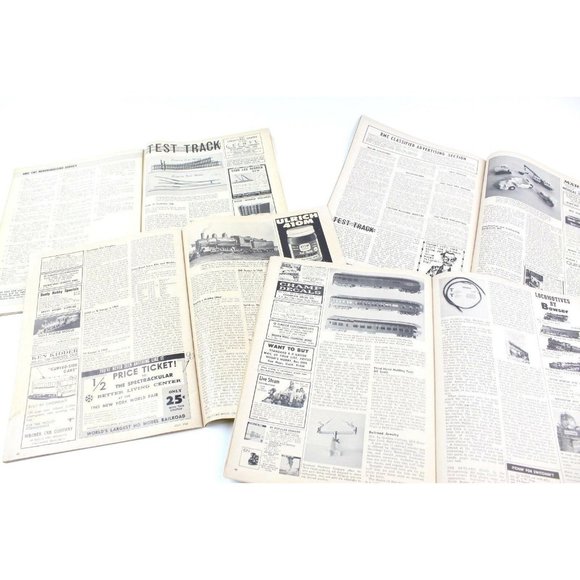 4 VTG 1965 Railroad Model Craftsman Magazine Lot JANUARY JUNE JULY AUGUST - Picture 4 of 7